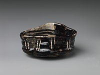 Stoneware with iron-black glaze, early 17th century