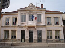 The town hall in Irigny