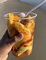 Mango with Tajín from a vendor in Santa Monica, California