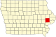 Cedar County map
