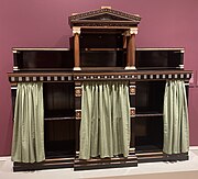 Music cabinet designed by Alma-Tadema, 1884–85