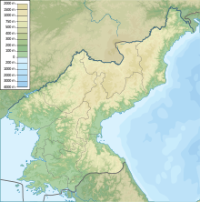 Uiju Airfield is located in North Korea