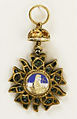 The Sikh Order of Merit with a Portrait of Ranjit Singh, directly inspired by the French Légion d'honneur