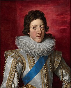 Louis XIII, King of France (with the Sash and Badge of the Order of Saint Esprit)