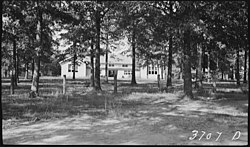Tennessee Valley Authority Information Office photo of a school in Hustburg (1939)