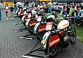 Schrittmacher-Motorräder im Radstadion Köln