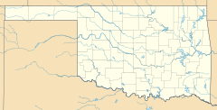 Cutthroat Gap site is located in Oklahoma