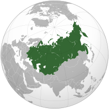 Location of Soviet Union