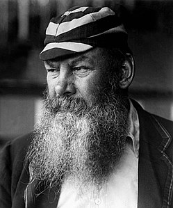 English cricketer W. G. Grace with his trademark beard