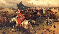 Battle over the Turkish Banner, oil on canvas 1905, National Museum, Kraków