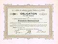Obligation über 1000 Franken der Gemeinde Wetzikon vom 29. Oktober 1900