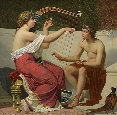 Calliope Teaching Orpheus (1865)