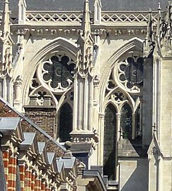 Kathedrale von Amiens, Lang­haus­ober­gaden, ab 1228