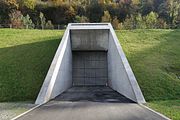 Amsteg portal (maintenance access), 507 m (1,663 ft) a.s.l.