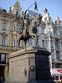 Denkmal des Ban Joseph Jelačić von Bužim in Zagreb/Agram