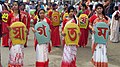 Children in Bangladesh carrying placards in Pohela Boishakh's rally