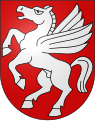 Wappen von Bargen (Kanton Bern, mit Pegasospferd)
