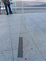 Erinnerung an den Mauerverlauf am Potsdamer Platz