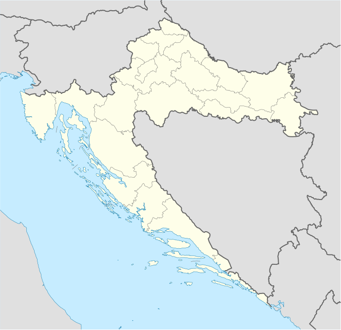 2022–23 Third Football League (Croatia) is located in Croatia