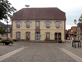 The town hall in Duppigheim