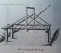 Primitive design of an early truss bridge by Fausto Veranzio