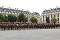 Cavalry squadron gathered on Bastille Day 2017