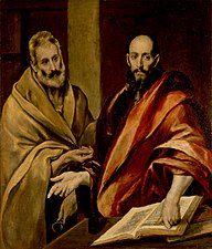 Mannerism: Saint Peter and Saint Paul by El Greco (1592)