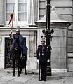 Guardia Real am Königlichen Palast in Madrid