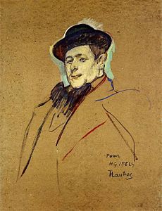 Portrait of Henri-Gabriel Ibels by Henri de Toulouse-Lautrec