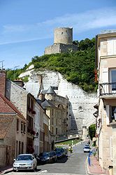 La Roche-Guyon, the castle and the keep