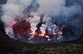 Image 23Lava lake at Mount Nyiragongo in the Democratic Republic of the Congo (from Volcanogenic lake)