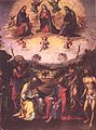 Lorenzo Costa, Crowning of the Madonna and saints, 1501