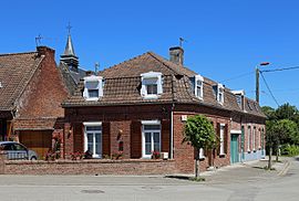 Houses in the centre of the village