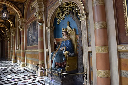 Gallery of Saint Louis (Louis IX) in the Cour de Cassation
