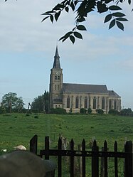 The church in Saint-Momelin