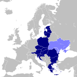 Map of the Three Seas Initiative