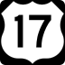 U.S. Highway 17 Bypass marker