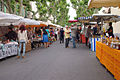 market in Mouriès, Cours Paul Revoil