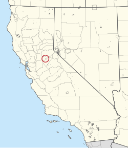 Location of Jackson Rancheria