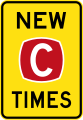 (R5-V103) New Clearway Times (used in Victoria)