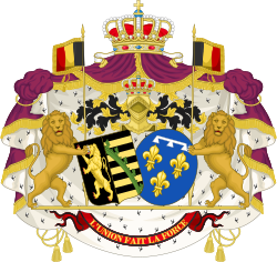Alliance Coat of Arms of King Leopold I and Queen Louise