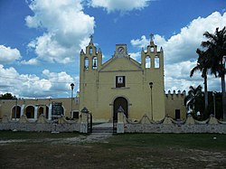 Principal Church of Cansahcab, Yucatán