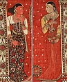 Women dressed in sari, deccan, ca.1640-50