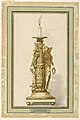 Drawing, Design for a Bronze Candlestick, ca. 1800