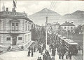 Die Eröffnungsfeier am 30. November 1902 (Dornbirn, Bahnhofstraße)