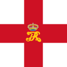 Flag flown during the Dominion of New England using the personal standard of Edmund Andros.