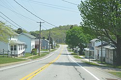 Pennsylvania Route 286 in Hillsdale