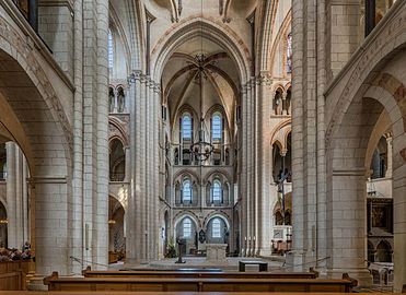 Crossing and transept, looking north