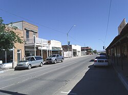 Main Street of the original town-site of Florence. The town-site was listed in the National Register of Historic Places on October 26, 1982, reference #82001623.