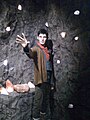 Wax figure of Colin Morgan as Merlin at Warwick Castle